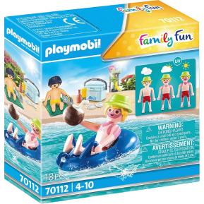 Playmobil Family Fun Aqua Park Παραθεριστής με Φουσκωτή Κουλούρα 70112