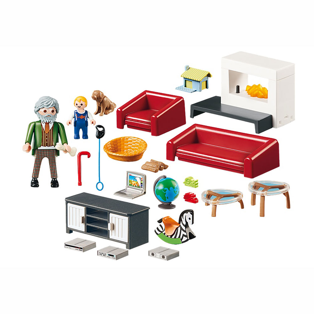 Playmobil Dollhouse Σαλόνι Κουκλόσπιτου 70207