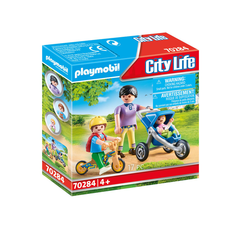 Playmobil City Life Μαμά και παιδάκια 70284