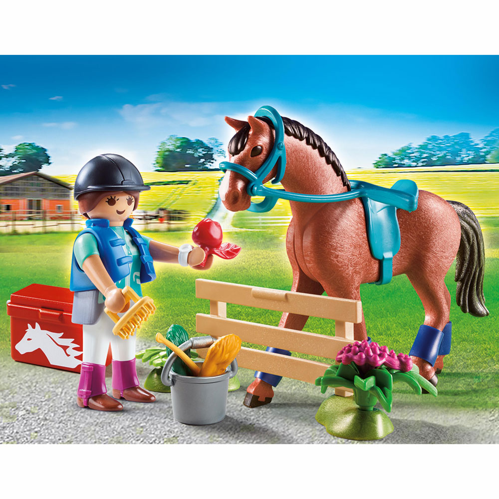 Playmobil Gift Set "Φροντίζοντας το άλογο" 70294