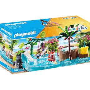 Playmobil Family Fun Παιδική Πισίνα Με Υδρομασάζ 70611