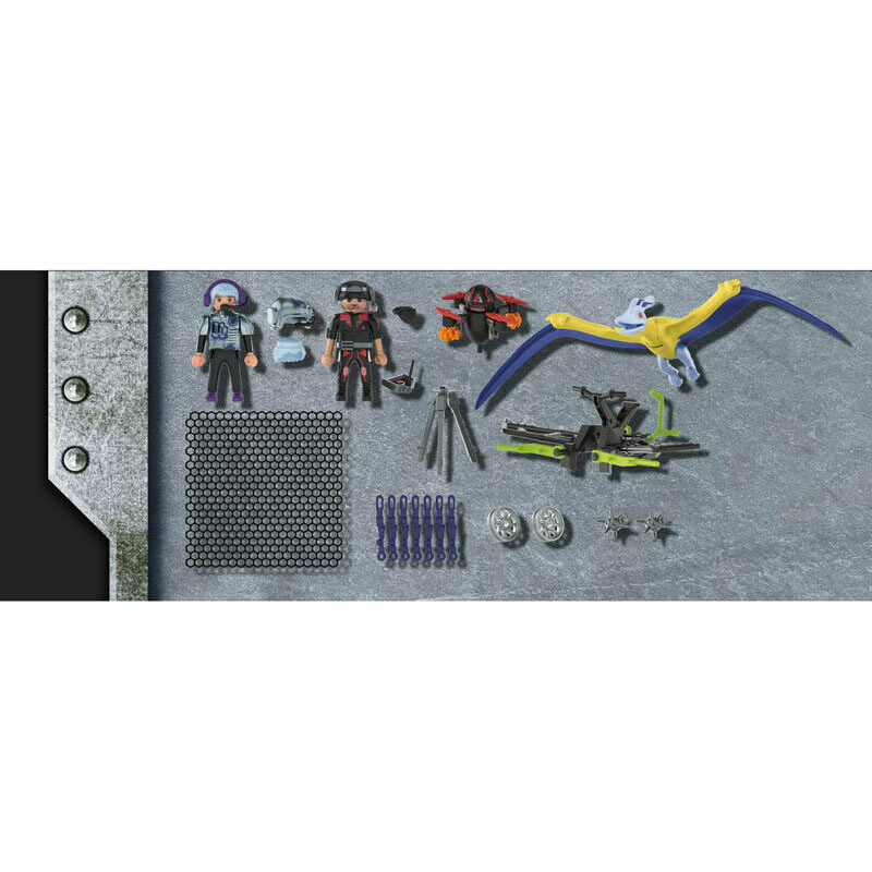 Playmobil Πτεροδάκτυλος και μαχητές με drone 70628