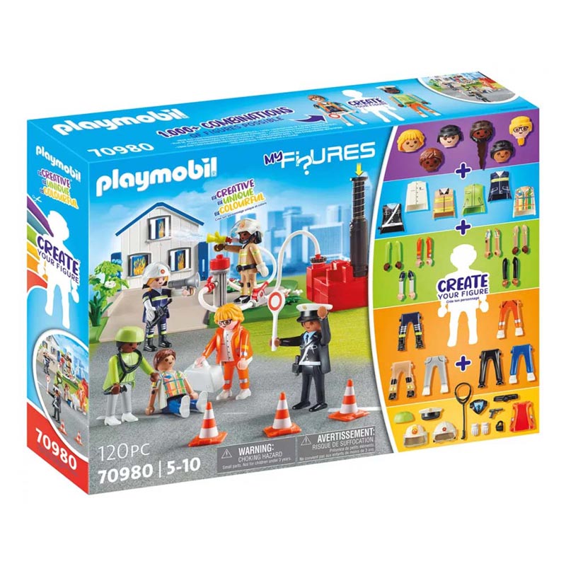 Playmobil My Figures: Πυροσβεστική διάσωση 70980