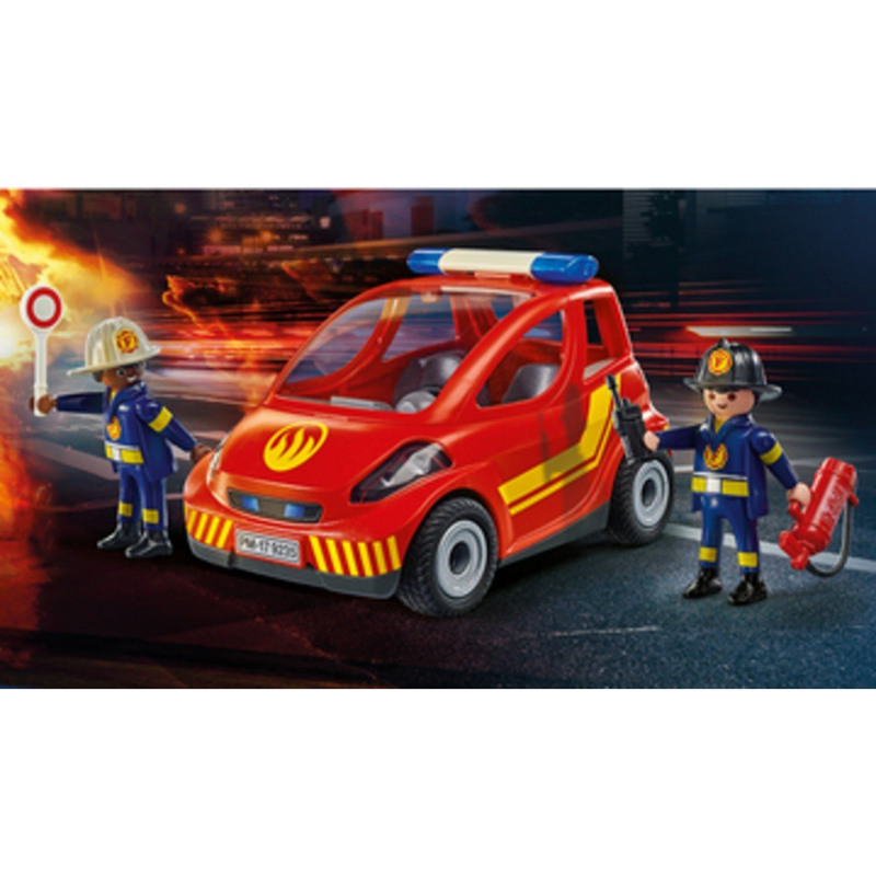Playmobil City Action Μικρό Όχημα Πυροσβεστικής με Πυροσβέστες 71035