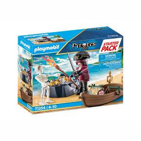 Playmobil Starter Pack Πειρατής με βαρκούλα και θησαυρό 71254