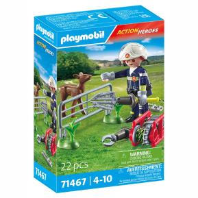 Playmobil City Action Heroes Επιχείρηση διάσωσης ζώου 71467
