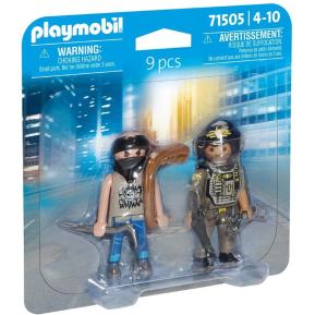 Playmobil DuoPack Κλέφτης και Αστυνόμος 71505