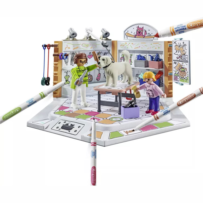 Playmobil Color Κομμωτήριο σκύλων 71514