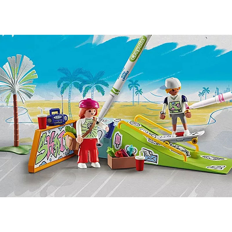 Playmobil Color Πάρκο Skate 71515