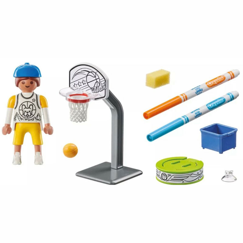 Playmobil Color Προπόνηση Μπάσκετ 71516