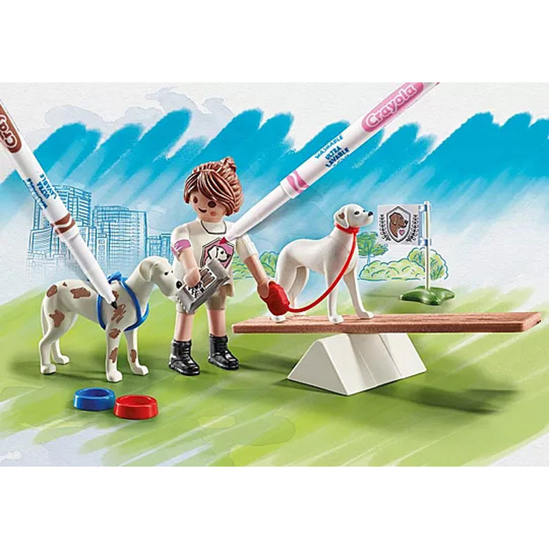 Playmobil Color Εκπαίδευση σκύλων 71517