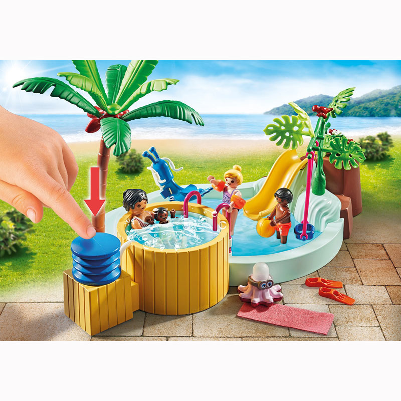 Playmobil My Life Παιδική πισίνα με υδρομασάζ 71529