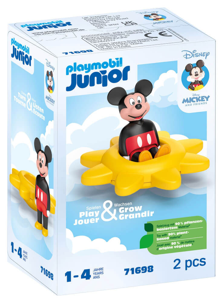 Playmobil Junior & Disney O Μίκυ Μάους με περιστρεφόμενο ήλιο 71698