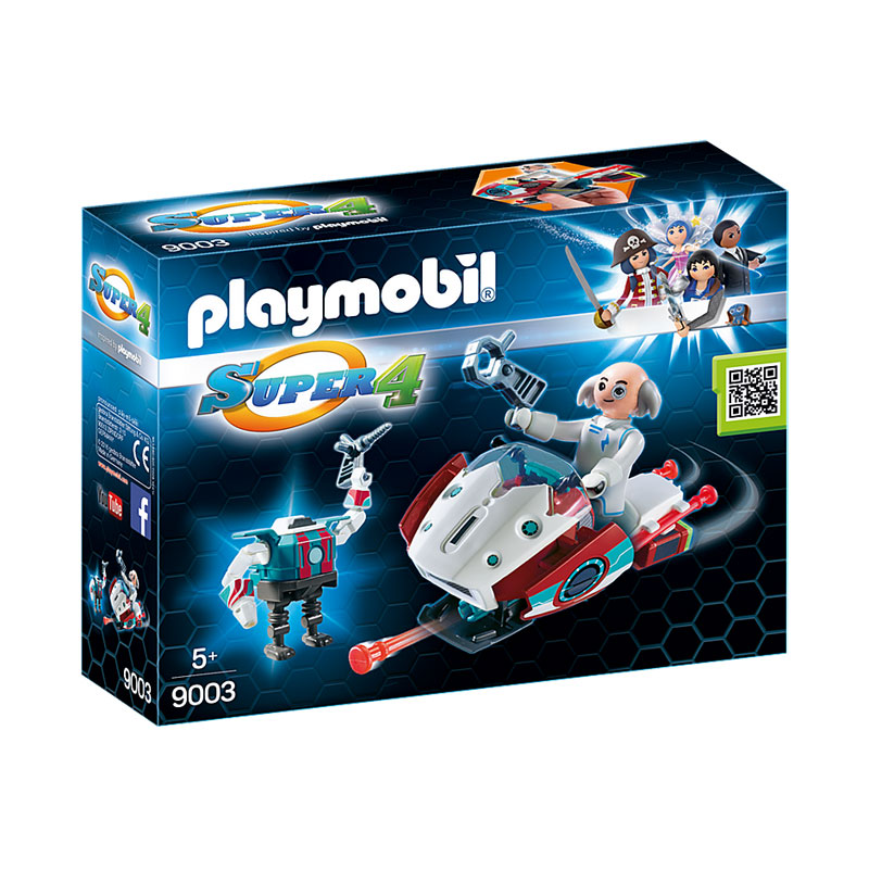 Playmobil Ο Δόκτωρ Χ και το Skyjet του 9003