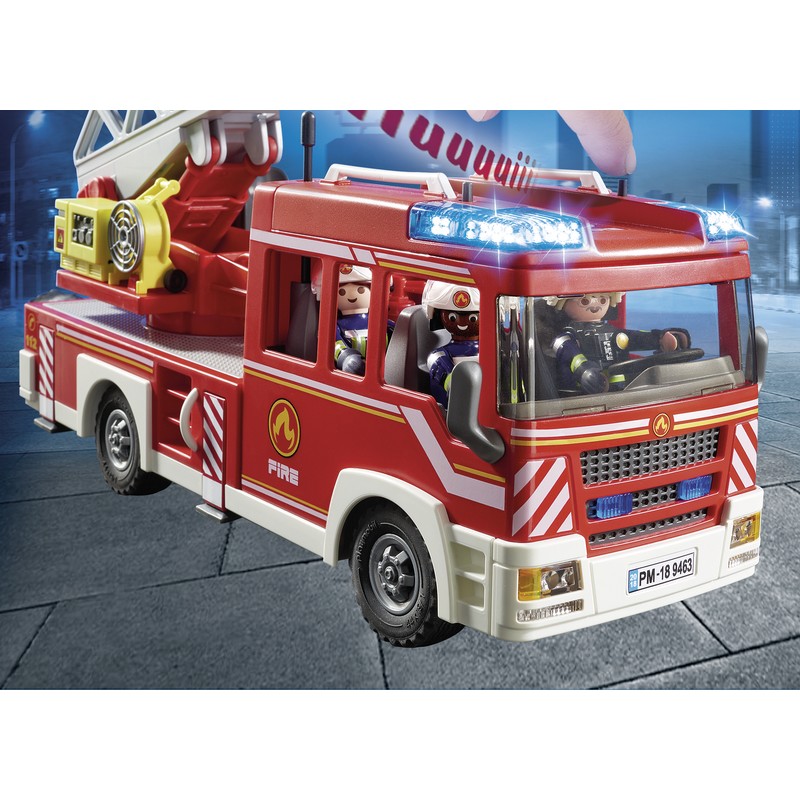 Playmobil Όχημα Πυροσβεστικής με σκάλα και καλάθι διάσωσης 9463