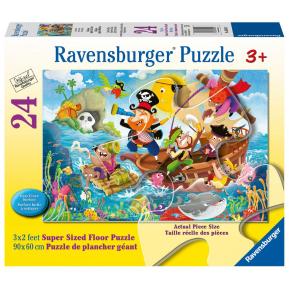 Ravensburger Puzzle Δαπέδου 24 τμχ. Πειρατές 03042