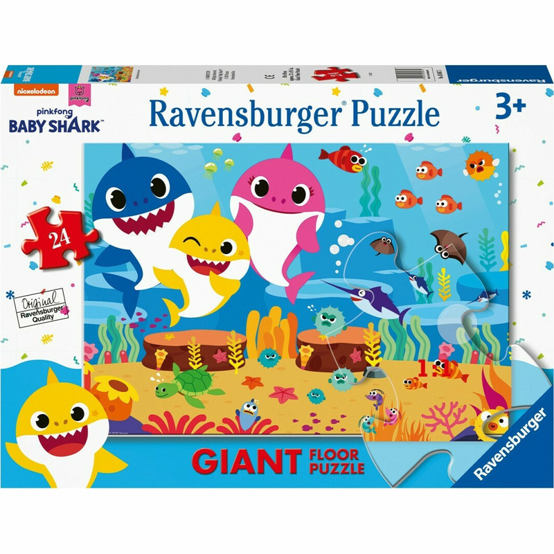 Ravensburger Παζλ Δαπέδου 24 τεμ. Baby Shark 030675