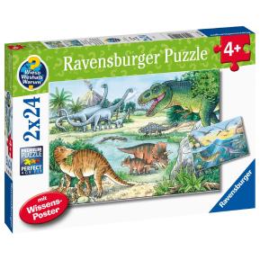 Ravensburger Παζλ 2x24 τμχ Δεινόσαυροι 05128
