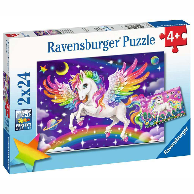 Ravensburger Παζλ 2x24 τεμ. Μονόκερος 05677