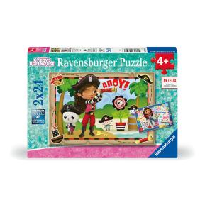 Ravensburger 2x24 τμχ Gabby's Dollhouse 05710