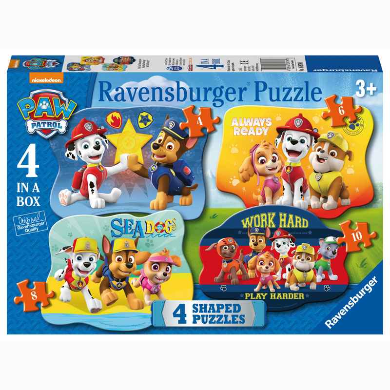 Ravensburger Τα Πρώτα μου Παζλ 4/6/8/10 τμχ Paw Patrol  06979