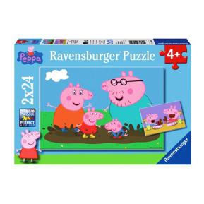 Ravensburger Puzzle 2x24 τμχ Peppa Το Γουρουνάκι 09082