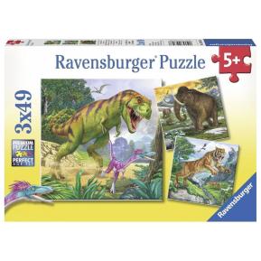 Ravensburger Παζλ 3x49 τμχ Δεινόσαυροι 09358
