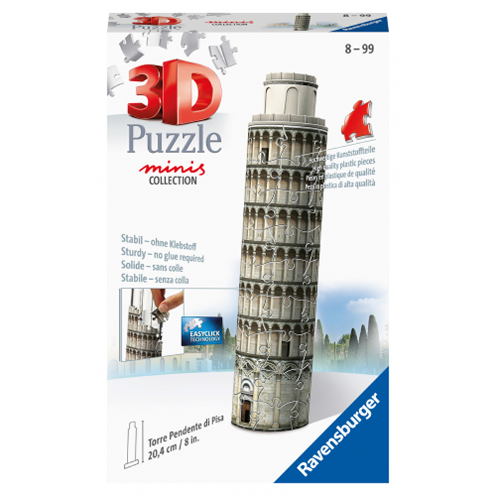 Ravensburger 3D Puzzle Mini 54 τεμ. Πύργος της Πίζας 11247