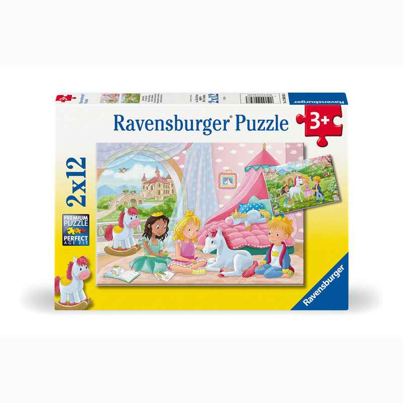 Ravensburger Παζλ 2x12 Πριγκίπισσα & Ιππότες   12000858