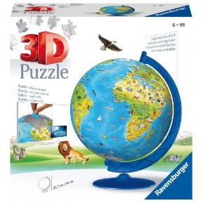 Ravensburger 3D Puzzle Υδρόγειος 20cm για Παιδιά 180 τμχ 12338