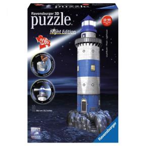 Ravensburger 3D Puzzle Φάρος Night Edition 216 τμχ 12577