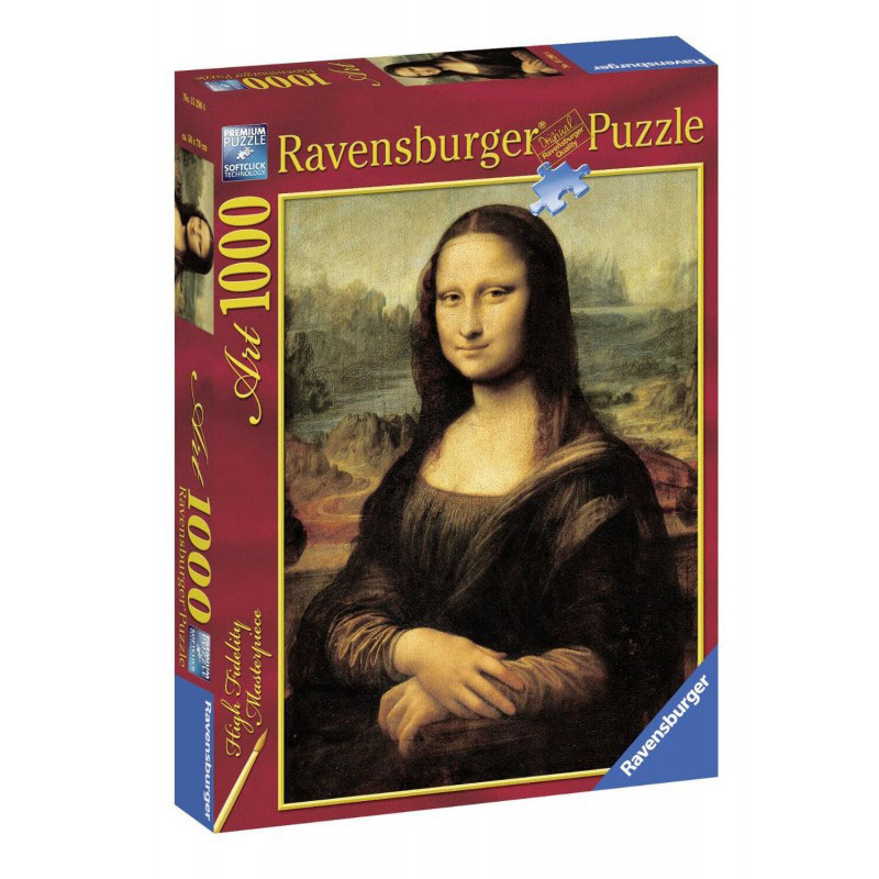Ravensburger Παζλ 1000 τμχ Da Vinci: Μόνα Λίζα 15296