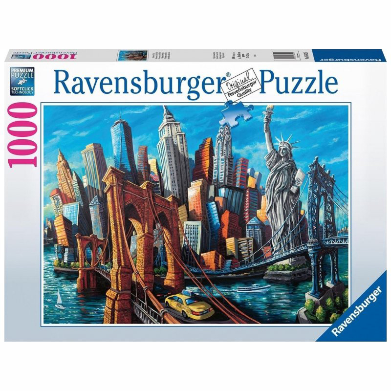 Ravensburger Παζλ 1000 τμχ Νέα Υόρκη 16812