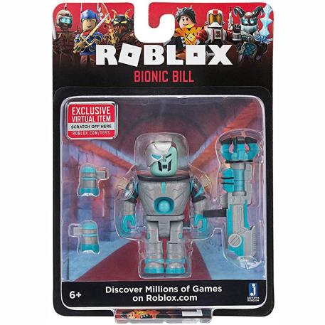 Jazwares Roblox Core Figures Pack Bionic Bill - roblox bionic bill mask