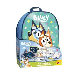 Lisciani Bluey Backpack Coloring & Drawing School 104604