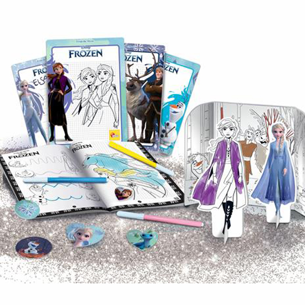 Lisciani Frozen Backpack Coloring & Drawing Kit 92925