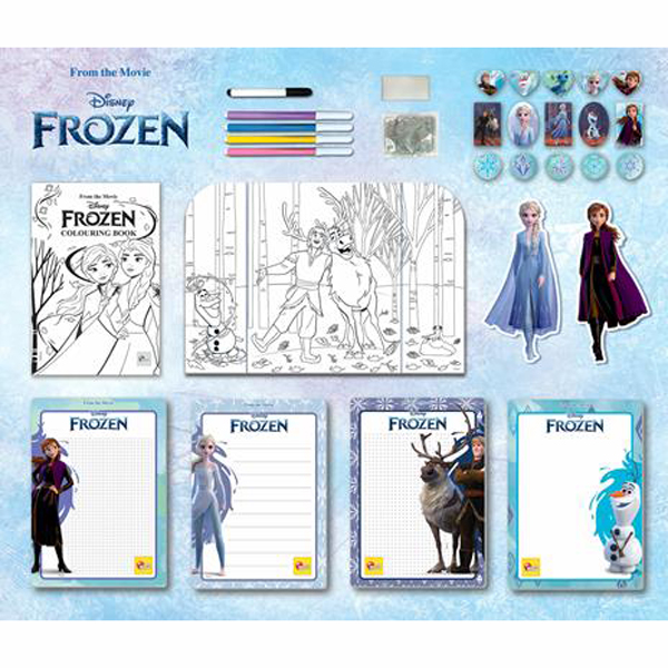 Lisciani Frozen Backpack Coloring & Drawing Kit 92925