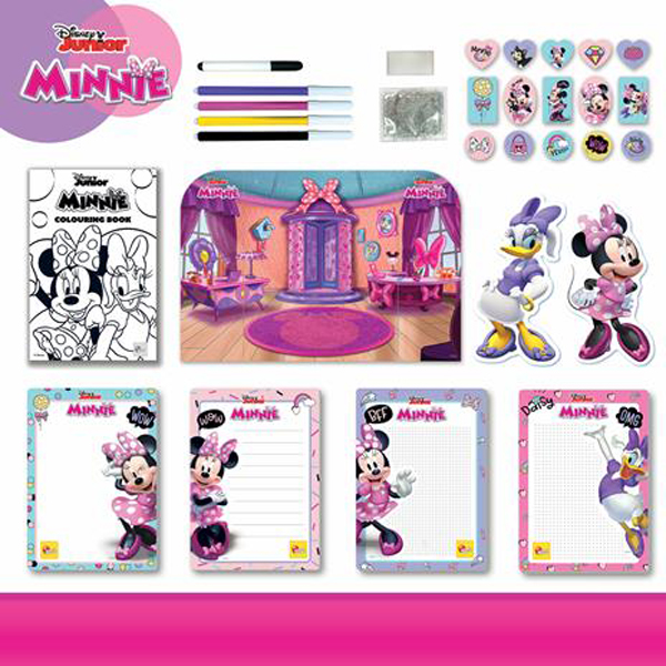 Lisciani Minnie Backpack Coloring & Drawing Kit 92932