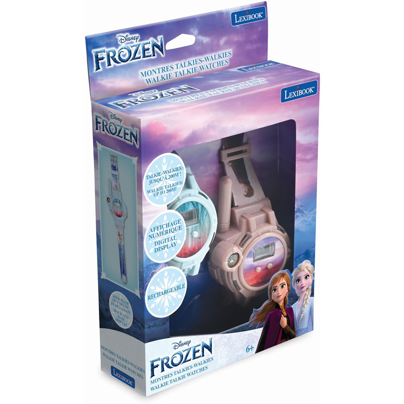 Lexibook Σετ Ψηφιακά Ρολόγια Frozen με Walkie Talkies 200m DMWTW1FZ