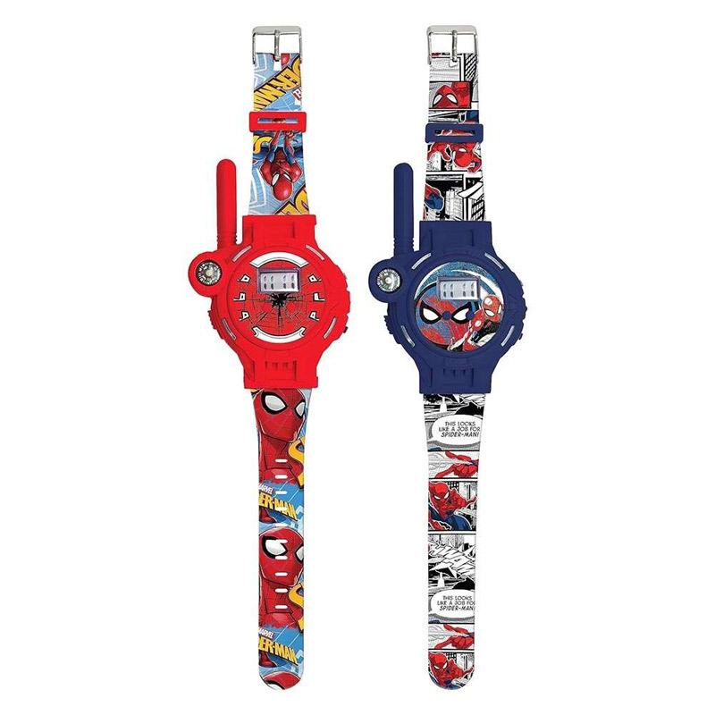 Lexibook Σετ Ψηφιακά Ρολόγια Spiderman με Walkie Talkies 200m DMWTW1SP