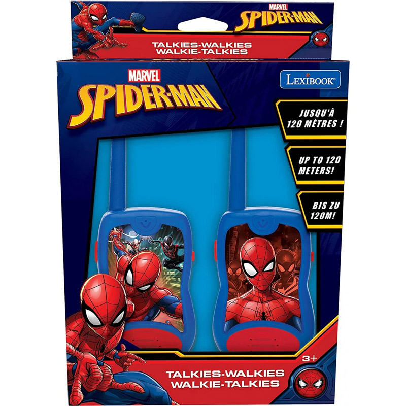 Lexibook Spiderman Walkie Talkies up to 100m TW12SP