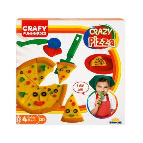 Sunman Crafy Fun Dough Παιδικό Σετ Πλαστελίνης Crazy Pizza 10 Pcs S01002012