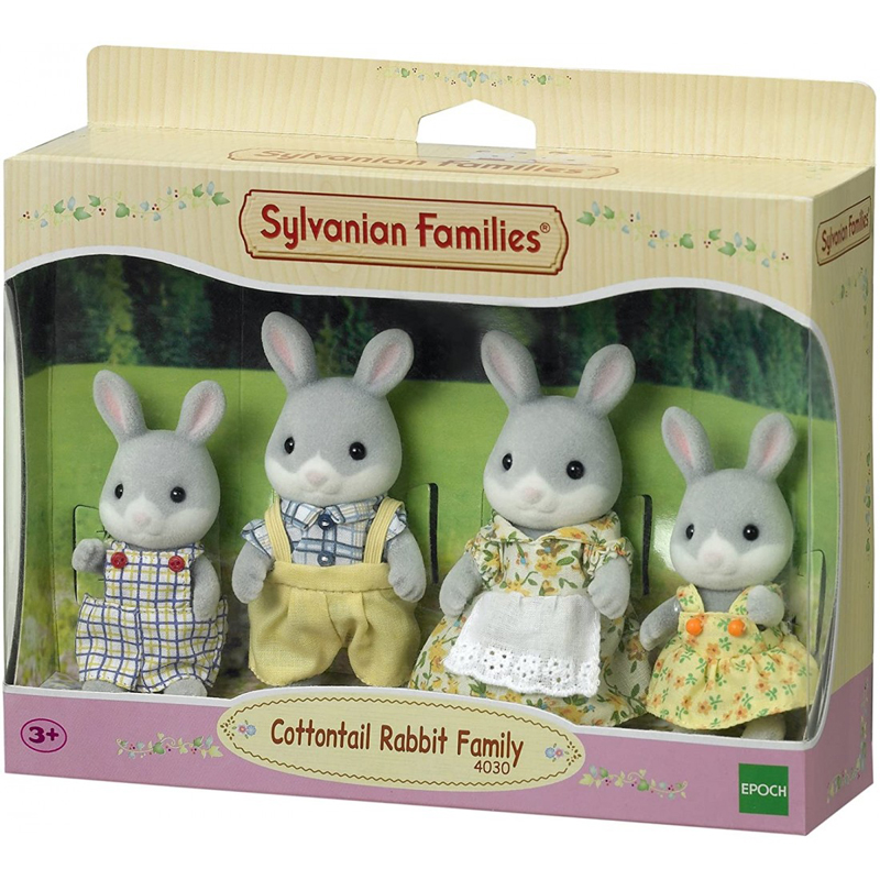 Sylvanian Families Cottontail Rabbit Family Οικογένεια Κουνελιών 4030