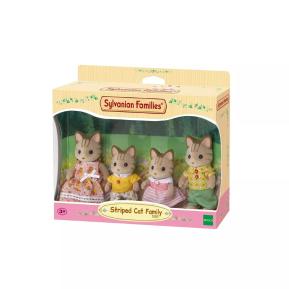 Sylvanian Families Οικογένεια Stripped Cat- Γατάκια με Ρίγες 5180