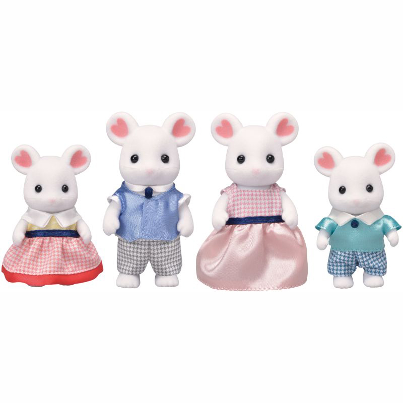Sylvanian Families: Marshmallow Mouse Family 5308