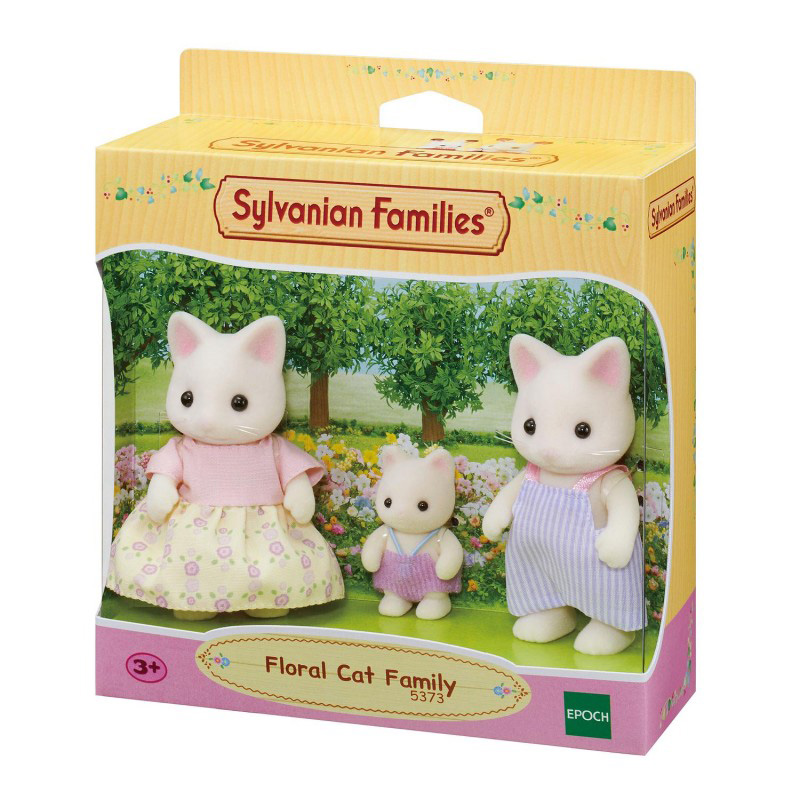 Sylvanian Families Floral Cat Family Οικογένεια Γάτες 5373