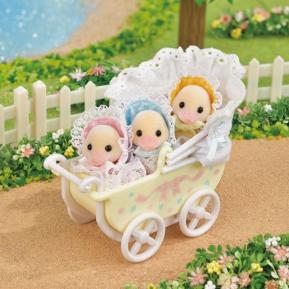 Sylvanian Families: Darling Ducklings Baby Carriage (5601)