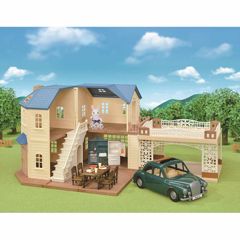 Sylvanian Families Large House with Carport Gift 5669