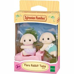 Sylvanian Families Flora Rabbit Twins Δίδυμων Κουνελιών 5737