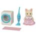 Sylvanian Families Floral Cat Girl's Wash & Clean Set 5775